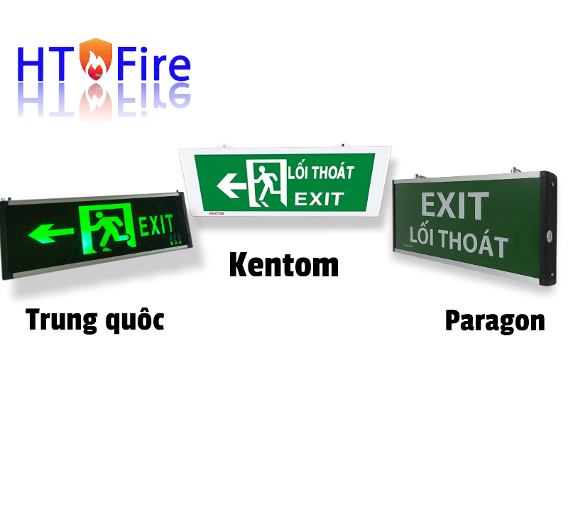 Các mẫu đèn Exit thoát hiểm phổ biến hiện nay 